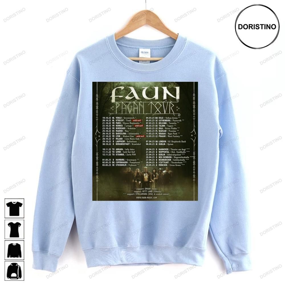 Faun Pagan Tour 2022 2023 Dates Limited Edition T-shirts